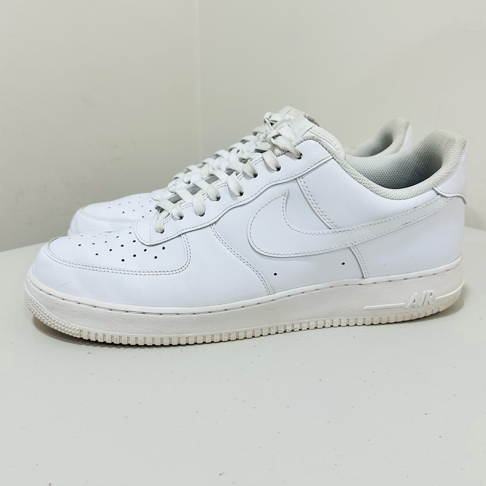Nike Air Force 1 '07 Low Mens White Shoes Sneakers CW2288-111 Af1 Size 15